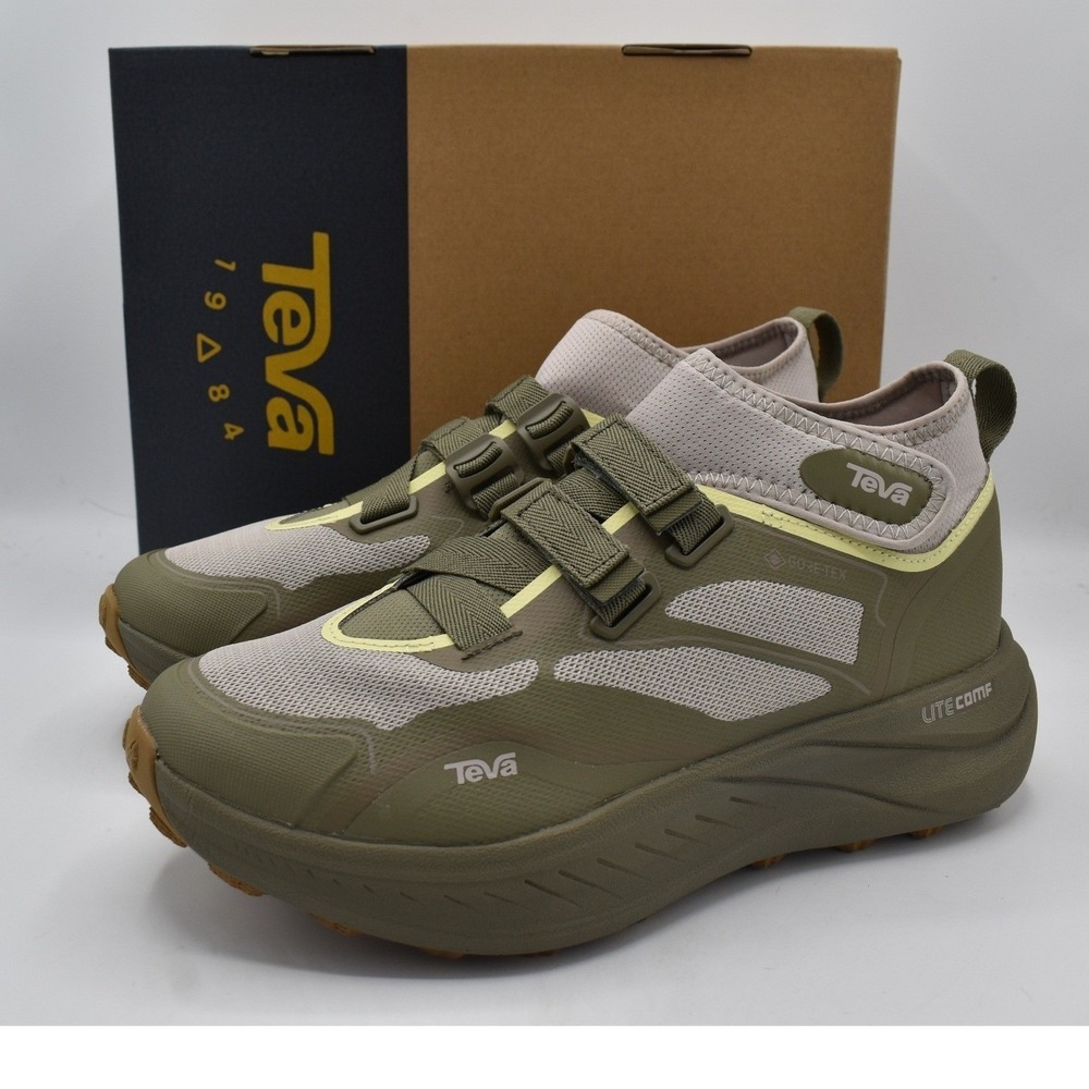 Teva Trailwinder Mid GTX Gore-Tex Women 9 Olive Green Waterproof Hiking Shoes